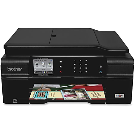 Brother® Wireless Color Inkjet All-In-One Printer, Copier, Scanner, Fax, MFCJ650DW