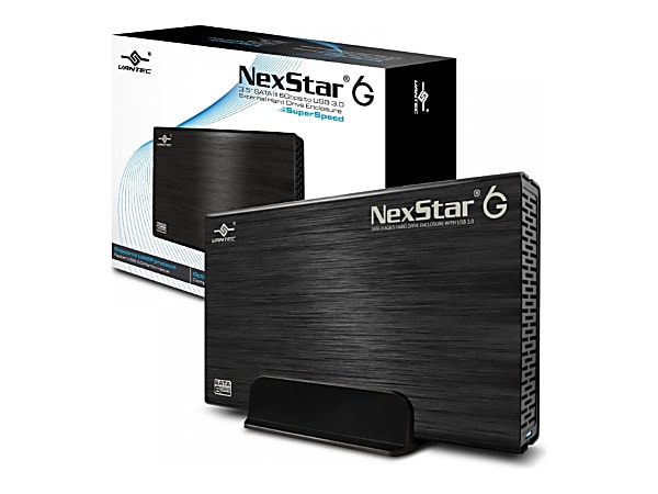 Vantec NexStar 6G NST-366S3-BK - Storage enclosure - 3.5" - SATA 6Gb/s - USB 3.0