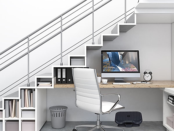 Mount-it! Under Desk Office Footrest With 3-level Height
