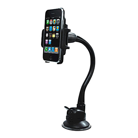 Macally Black Adjustable Car Mount for Universal Cell Phones in the Cell  Phone Car Mounts department at