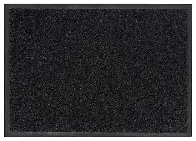 M+A Matting Brush Hog Floor Mat, 3' x 8', Charcoal