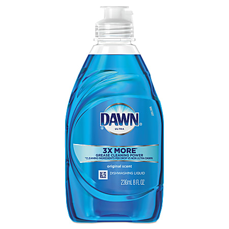 Dawn® Liquid Dishwashing Detergent, Original Scent, 8 Oz Bottle, Case Of 18