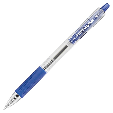 EasyTouch Easypoint Retractable Ballpoint Pens - Medium Pen Point Type - 1 mm Pen Point Size - Refillable - Blue - 1 Each