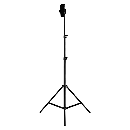 Volkano Insta Series Mobile Phone Floor Standing Tripod, 81”, Black, VK-6511-BK