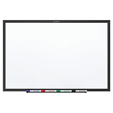 ★【未使用】Quartet Products 013 Ring Black 15 Quartet Classic Magnetic Dry Erase Whiteboard 24 x 18 Aluminum