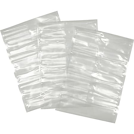 Nesco Pre Cut Quart Sized Vacuum Sealer Bags 8 x 12 Clear Pack Of 50 Bags -  Office Depot