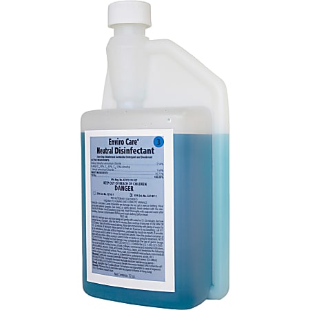 Rochester Midland Enviro Care® Neutral Disinfectant, 32 Oz Bottle