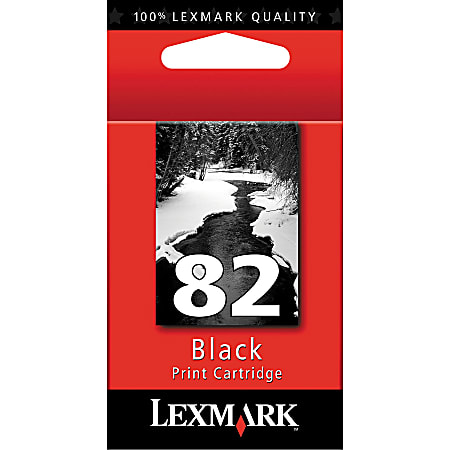 Lexmark™ 82 Black Ink Cartridge, 18L0032