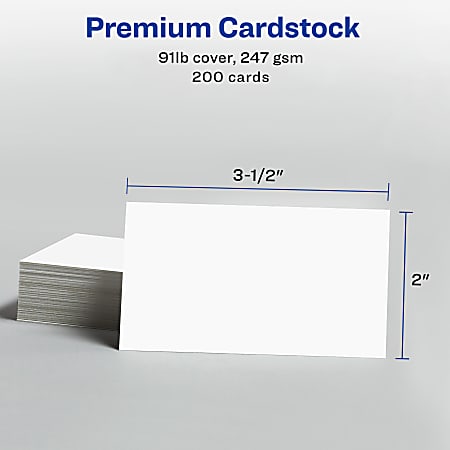 ugm4secベジット Avery Clean Edge Printable Business Cards With Sure Feed
