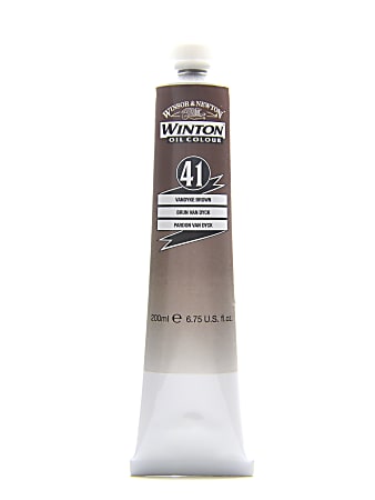 Winsor & Newton Winton Oil Colors, 200 mL, Vandyke Brown, 41