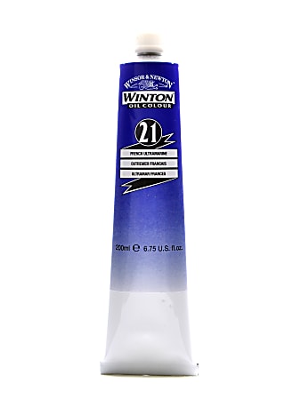 Winsor & Newton Winton Oil Colors, 200 mL, French Ultramarine, 21