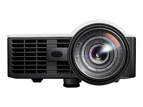 Optoma ML1050ST+ - DLP projector - RGB LED - 3D - 1000 lumens - WXGA (1280 x 800) - 16:10 - 720p - short-throw fixed lens