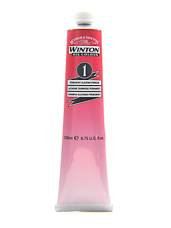 Winsor & Newton Winton Oil Colors, 200 mL, Permanent Alizarin Crimson, 1