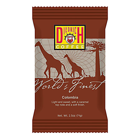 Diedrich Coffee Colombia Coffee, 2.25 Oz., Box Of 24