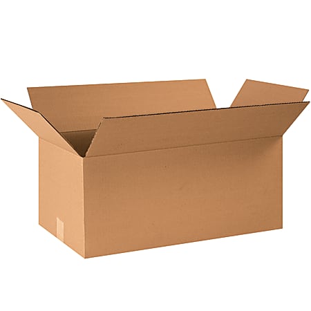 Office Depot® Brand Corrugated Shipping Boxes, 26" x 14" x 12", Kraft, Pack Of 20 Boxes