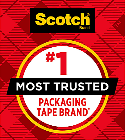 Scotch Heavy Duty Shipping Packing Tape 1 78 x 43 710 Yd. Pack Of