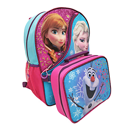 Disney® Girls Backpack With Lunch Box, Large Capacity, Frozen