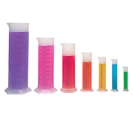 Learning Resources® Graduated Cylinders, Grades 6 - 12, Pack Of 7