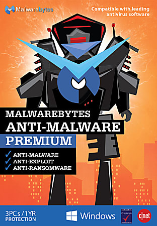 Malwarebytes Anti-Malware Premium 2016, Traditional Disc