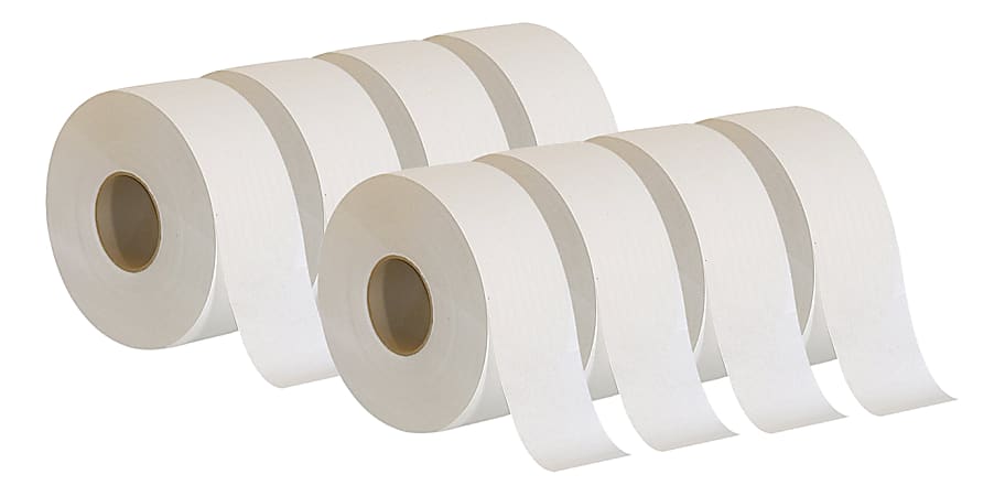 Pacific Blue Basic™ by GP PRO Jumbo 1-Ply High-Capacity Toilet Paper, Pack Of 8 Rolls