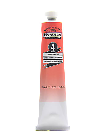 Winsor & Newton Winton Oil Colors, 200 mL, Cadmium Orange Hue, 4