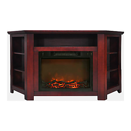 Cambridge® Stratford Electric Corner Fireplace, Cherry