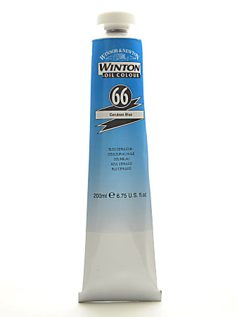 Winsor & Newton Winton Oil Colors, 200 mL, Cerulean Blue, 66