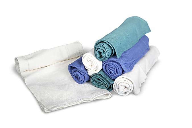 Medline Sterile Disposable Surgical Towels, Deluxe, 27" x 17", Blue, 10 Towels Per Pack, Case Of 8 Packs