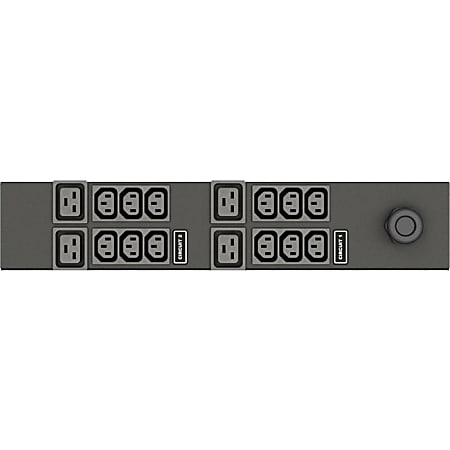 Vertiv Geist Monitored Rack PDU - (12) C13| (4) C19| L6-30P| 208V| RPDU - Monitored - 12 x IEC 60320 C13, 4 x IEC 60320 C19 - 230 V - Horizontal - Rack Mount - Rack-mountable