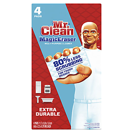 Mr. Clean® Magic Eraser Extra Power Pads, Box Of 4