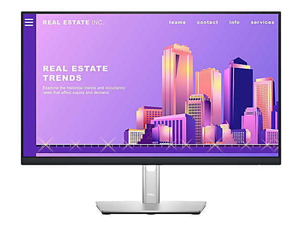 Dell P2422H 24" Class Full HD LED Monitor - 16:9 - Black, Silver - 23.8" Viewable - In-plane Switching (IPS) Technology - WLED Backlight - 1920 x 1080 - 16.7 Million Colors - 250 Nit Typical - 5 ms - GTG (Fast) Refresh Rate - HDMI - VGA