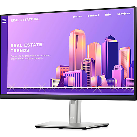 Dell P2422H 24" Class Full HD LED Monitor - 16:9 - Black, Silver - 23.8" Viewable - In-plane Switching (IPS) Technology - WLED Backlight - 1920 x 1080 - 16.7 Million Colors - 250 Nit Typical - 5 msGTG (Fast) - HDMI - VGA - DisplayPort - USB Hub