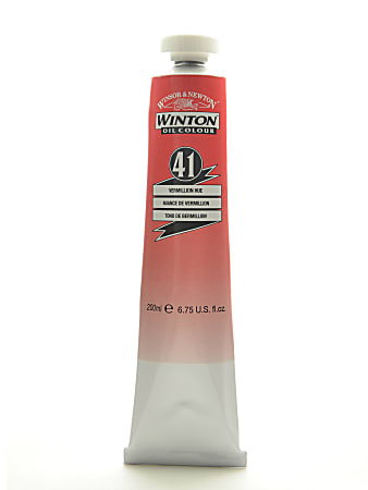 Winsor & Newton Winton Oil Colors, 200 mL, Vermilion Hue, 42