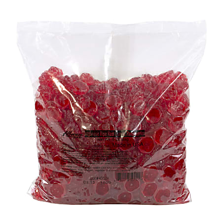 Albanese Confectionery Gummies, Ripe Red Raspberry Gummies, 5-Lb Bag