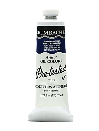 Grumbacher P109 Pre-Tested Artists&#x27; Oil Colors, 1.25 Oz,