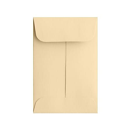 LUX Coin Envelopes, #1, Gummed Seal, Nude, Pack Of 500