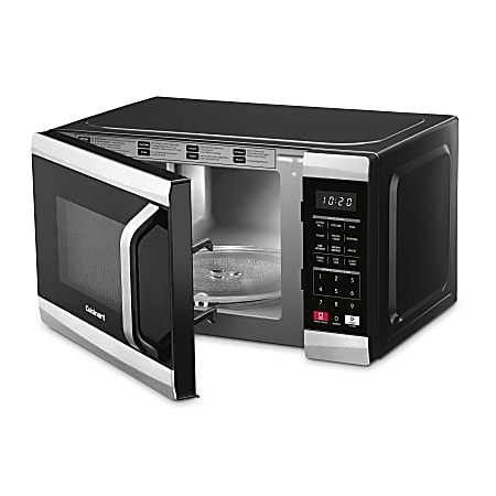 Cuisinart 0.7 Cu Ft Compact Microwave Stainless Steel Office Depot