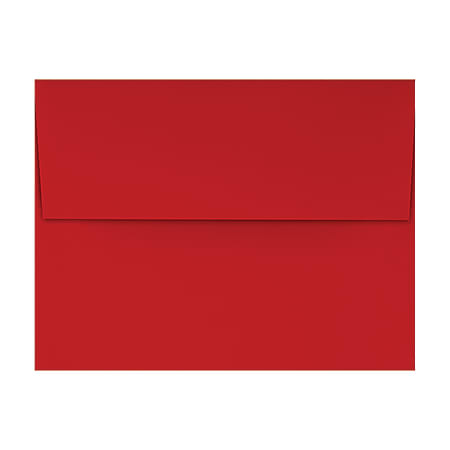 LUX Invitation Envelopes, A2, Gummed Seal, Holiday Red, Pack Of 1,000