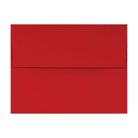 LUX Invitation Envelopes, A2, Gummed Seal, Holiday Red, Pack Of 1,000