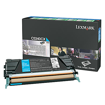 Lexmark™ C5346CX Cyan Extra-High Yield Toner Cartridge