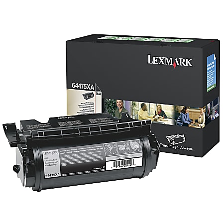Lexmark™ 64475XA Extra-High-Yield Return Program Black Toner Cartridge