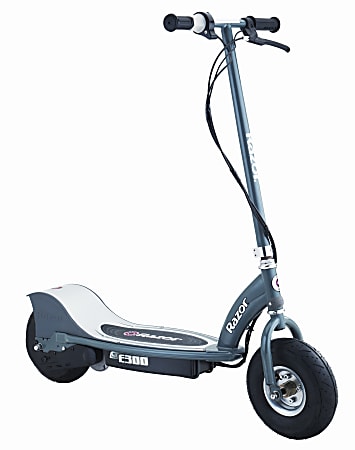 Razor E300 Electric Scooter, 41"H x 17"W x 42"D, Gray