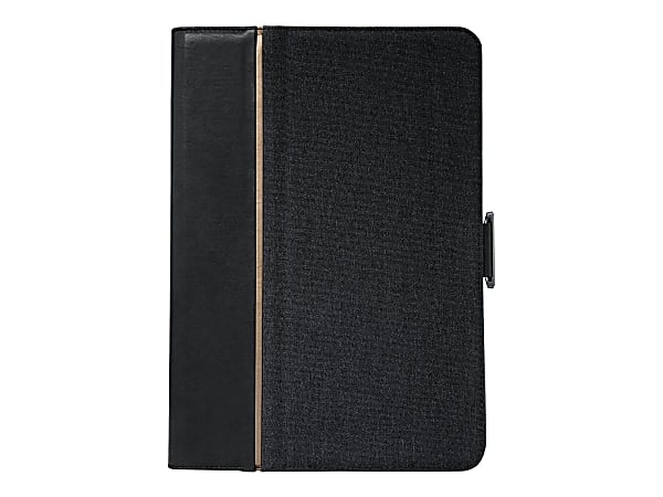 Targus VersaVu Signature 360 Rotating Case for iPad (5th gen./6th gen.), iPad Pro (9.7-inch), iPad Air 2, and iPad Air, Black - Flip cover for tablet - fabric, faux leather - black - 9.7" - for Apple 9.7-inch iPad; 9.7-inch iPad Pro; iPad Air; iPad Air 2