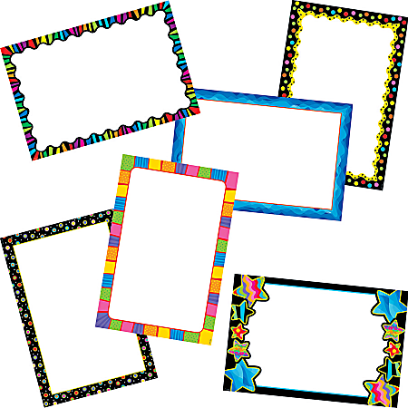 Creative Teaching Press Poppin' Patterns Mini Charts Bulletin Board Set