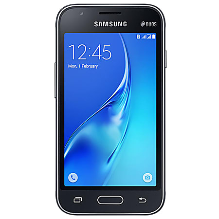 Samsung Galaxy Cell Phone, J1 Mini Duos, Black, PSN100797