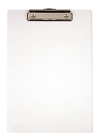 Office Depot® Brand Acrylic Clipboard, 9" x 12-1/2", Clear