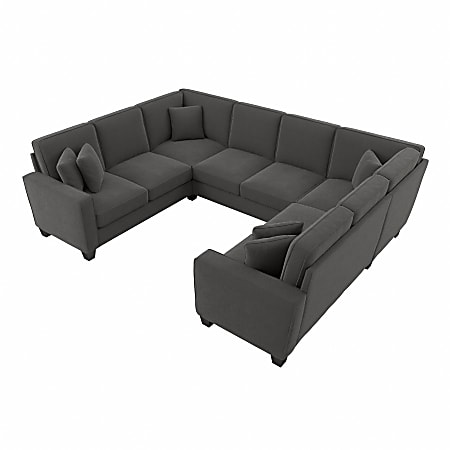 Bush® Furniture Stockton 113"W U-Shaped Sectional Couch,