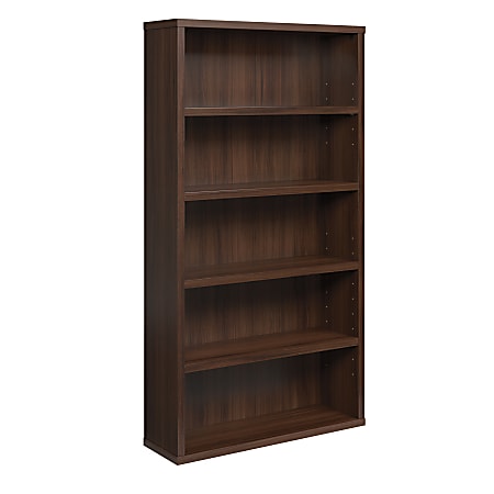 Sauder® Affirm Commercial 66"H 5-Shelf Bookcase, Noble Elm