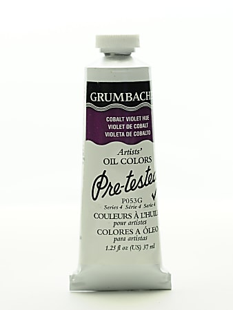 Grumbacher P053 Pre-Tested Artists' Oil Colors, 1.25 Oz, Cobalt Violet Hue