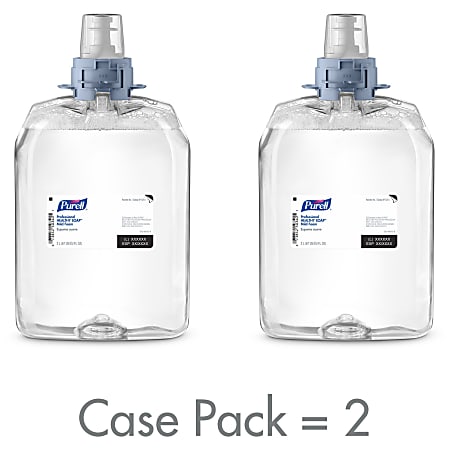 Purell® FMX-20 Professional Healthy Foam Hand Soap, 67.6 Oz, Carton Of 2 Bottles